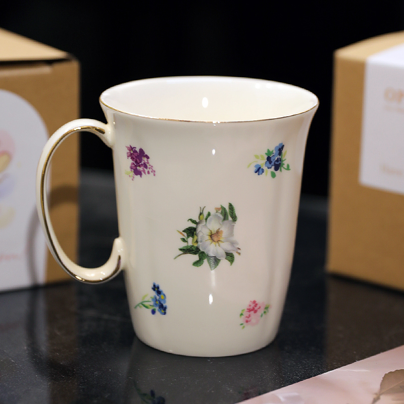 漫缈诗陶瓷咖啡杯马克杯套装