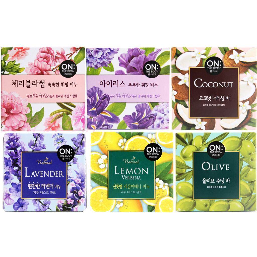 安宝笛香皂洁肤皂on the body樱花椰子橄榄薰衣草柠檬韩国进口