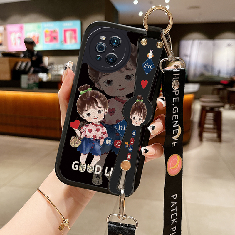 苹果3J一加A硅胶皮腕带斜斜挎式