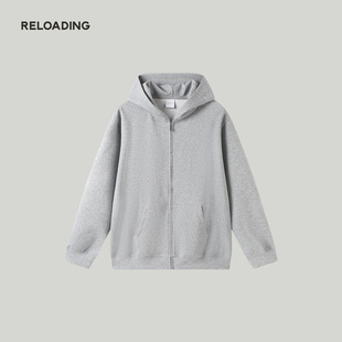 新款 百搭开衫 热销 多明治曼巴棉亲肤拉链情侣款 卫衣 重新加载