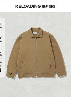 【新款】重新加载Reloading翻领工装拉链斜纹cleanfit单面呢夹克