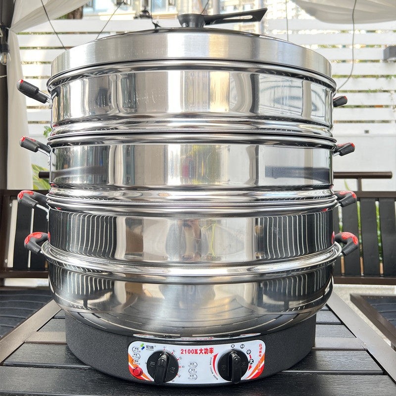 大容量电蒸锅家用多功能家用三层时自动断电多层插电蒸笼商用定,厨房电器,电蒸锅/台式电蒸箱/肠粉机,淘宝优惠券,粉丝福利购,淘宝优惠卷