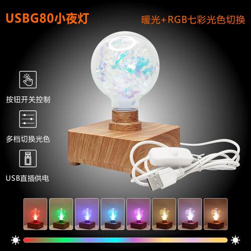 新款5VUSB氛围小夜灯G80台灯｜