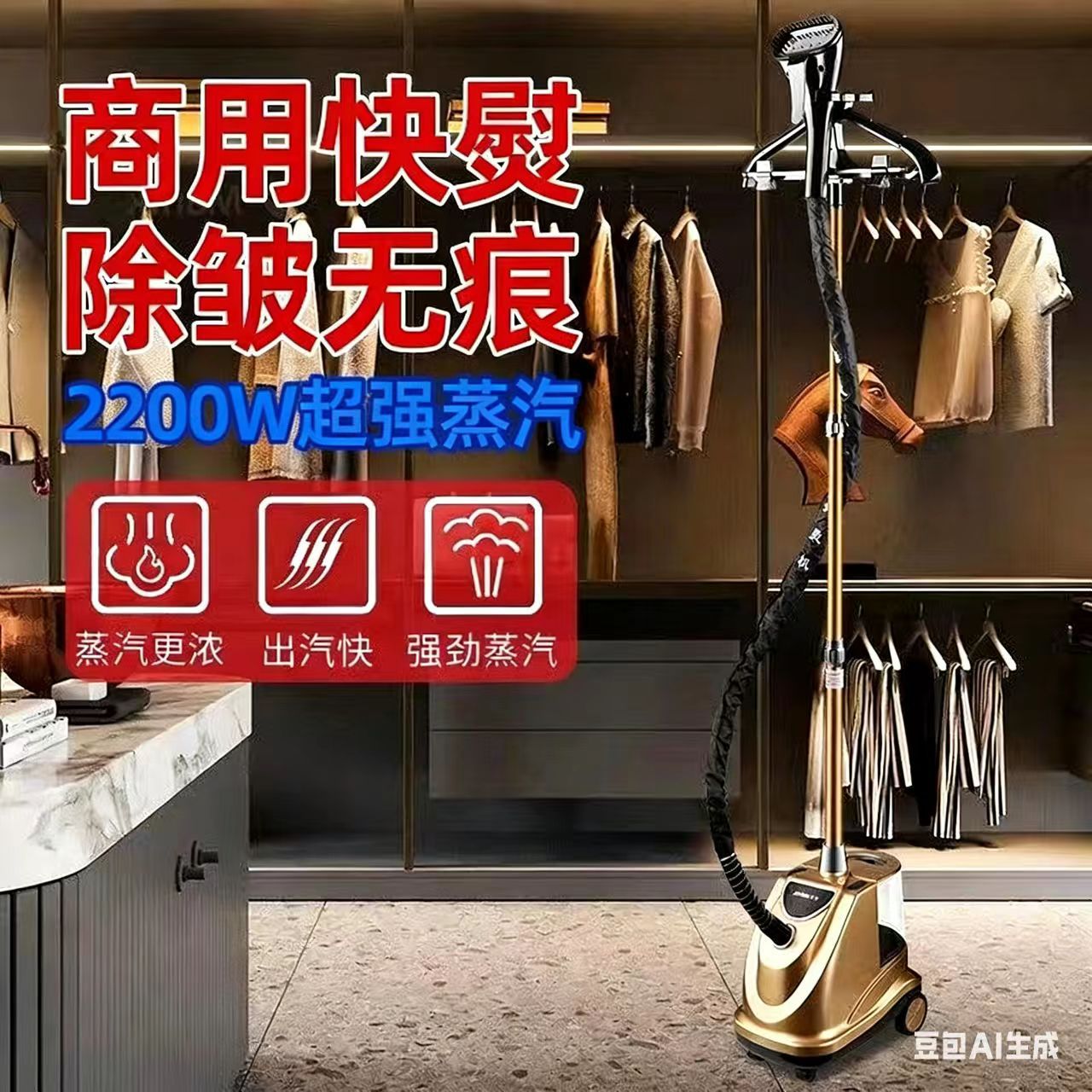 挂烫机家用第一名捷挺商用服装店家用烫衣服大功率手持立式电熨斗图片