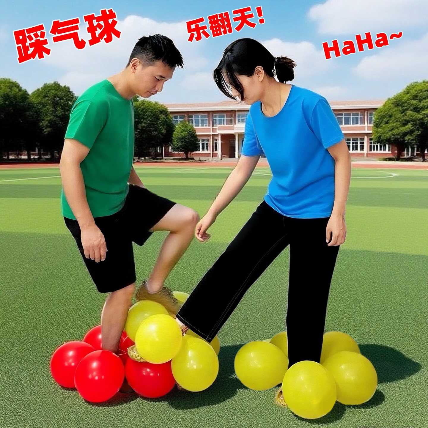 欢乐踩气球创意游戏趣味派对节日年会活动道具踩爆气球团建器材,玩具/童车/益智/积木/模型,感统训练器材/教学设备/攀爬架,淘宝优惠券,粉丝福利购,淘宝优惠卷