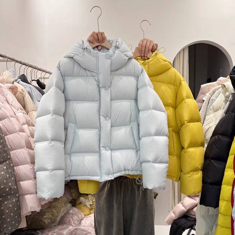 羽绒服女2025冬新款短款连帽加厚泡芙宽松90白鸭绒面包服保暖外套,女装/女士精品,羽绒服,淘宝优惠券,粉丝福利购,淘宝优惠卷