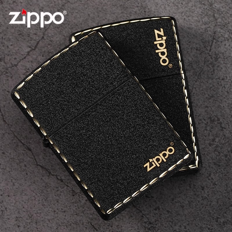 zippo美国原装正版磨砂205百家姓定制刻字个性男士礼品芝宝打火机