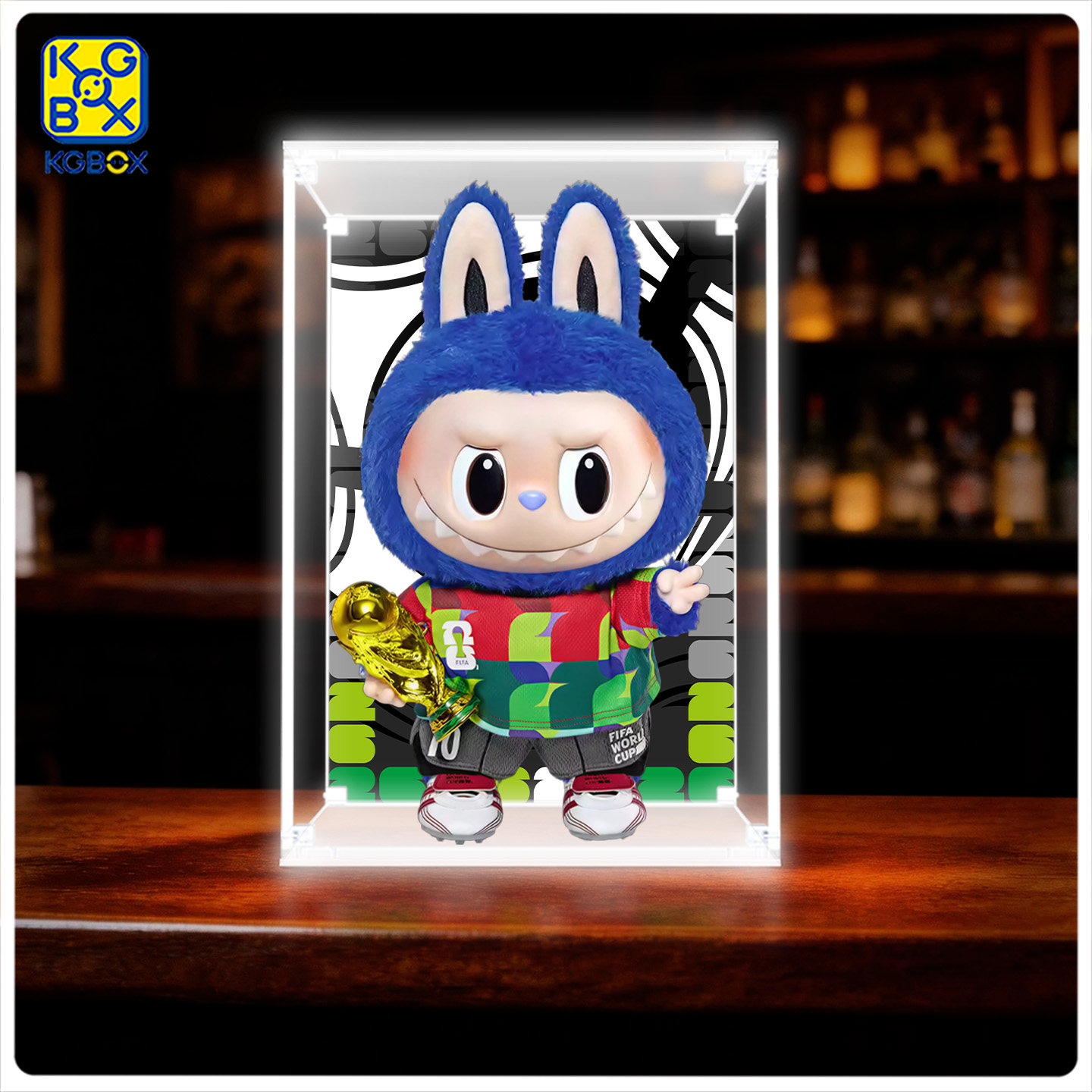 KGBOXLABUBU世界杯加厚展示盒