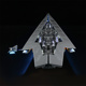乐高10221星球大战Star War超级星驱逐舰歼星舰led灯具展示盒