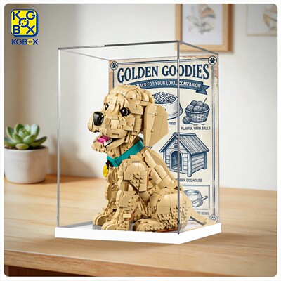 KGBOX适用11384金毛幼犬展示盒