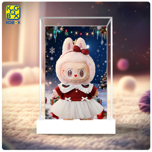 KGBOX适用于泡泡玛特MOKOKO闪闪童话系列亚克力一体展示盒