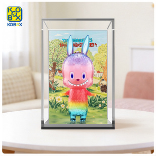 KGBOX适用泡泡玛特THE MONSTERS十周年系列一体亚克力展示盒