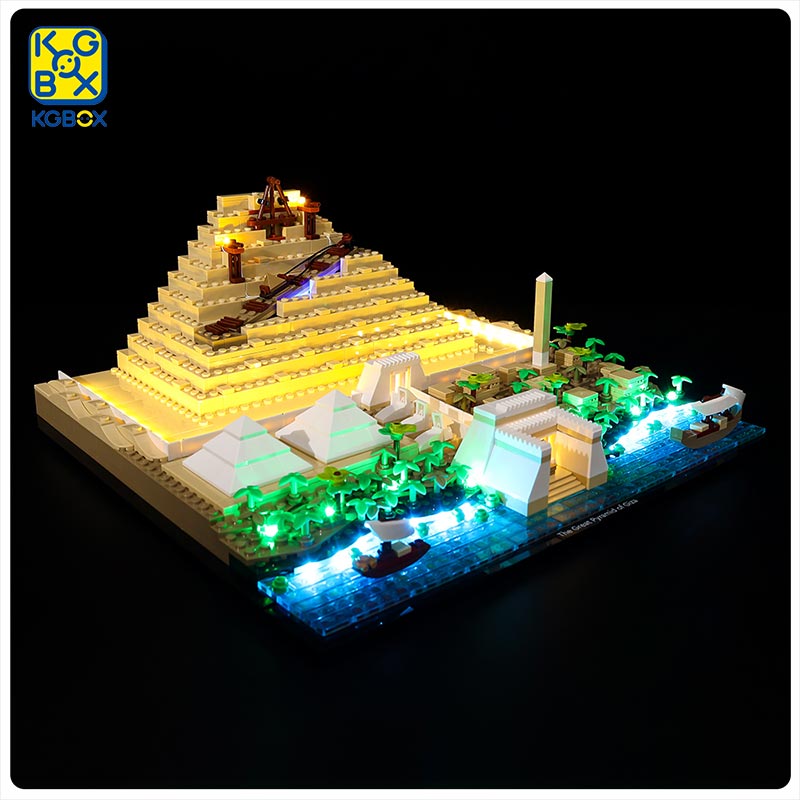 21058吉萨大金字塔建筑LED