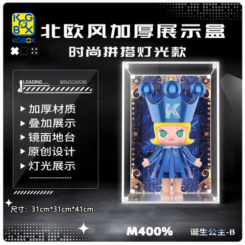 KGBOX盲盒手办诞生公主蓝