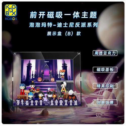 KGBOX泡泡玛特迪亚克力展示盒