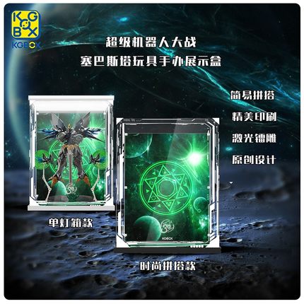 KGBOX用于CCSTOYS铁魄超级机器人大战塞巴斯塔亚克力展示盒防尘罩