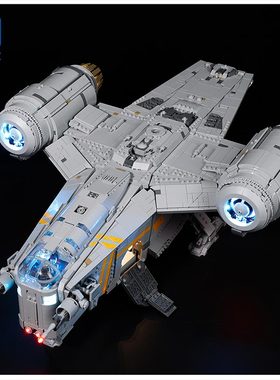 KGBOX用于乐高75331UCS剃刀冠号系列LED灯具积木玩具防尘罩