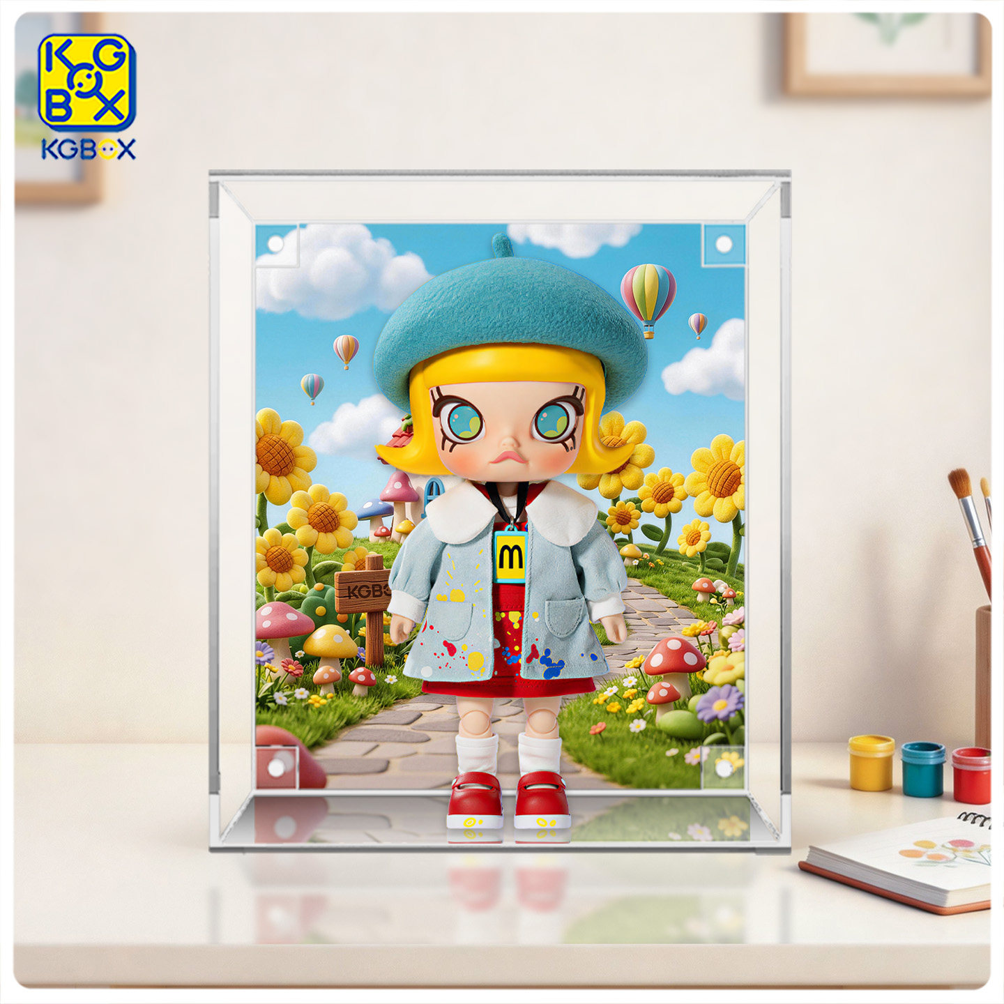 KGBOXMOLLY1/8可动亚克力展示盒