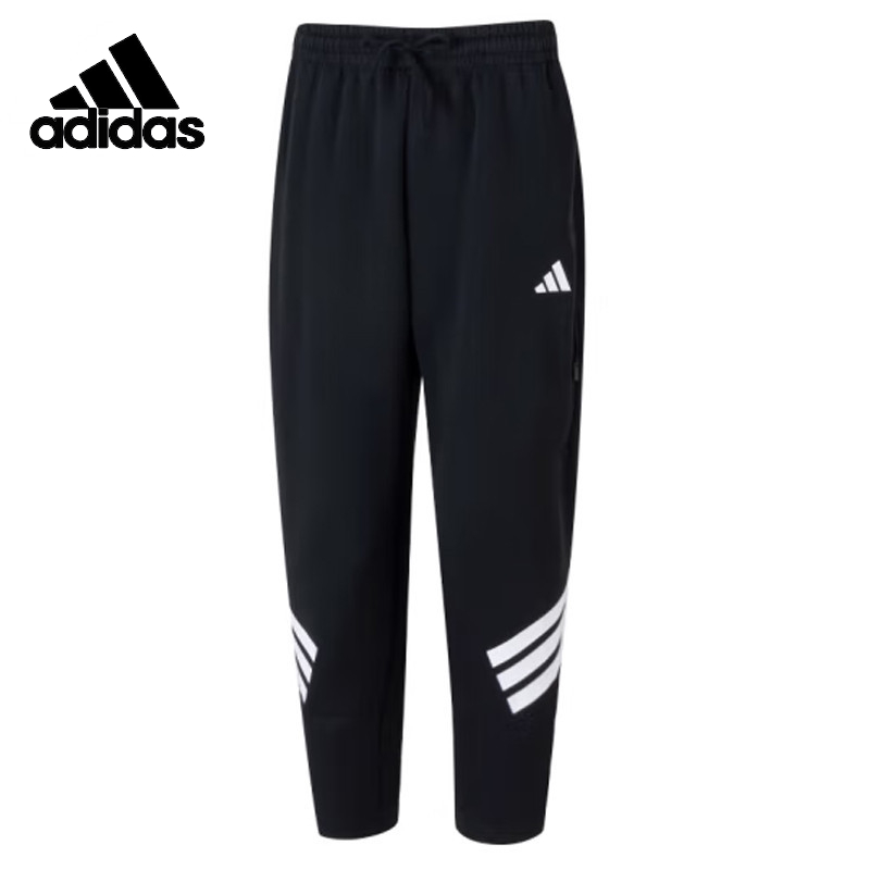 adidas阿迪达斯春季新款男子运动休闲时尚舒适针织收口长裤JD4889