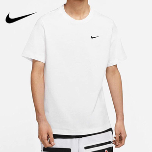 Nike耐克男士短袖T恤白色运动休闲透气速干宽松上衣BV0508-100