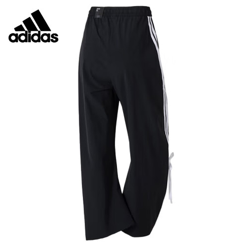 adidas阿迪达斯春季新款女子运动梭织舒适透气休闲长裤裤子JY7666