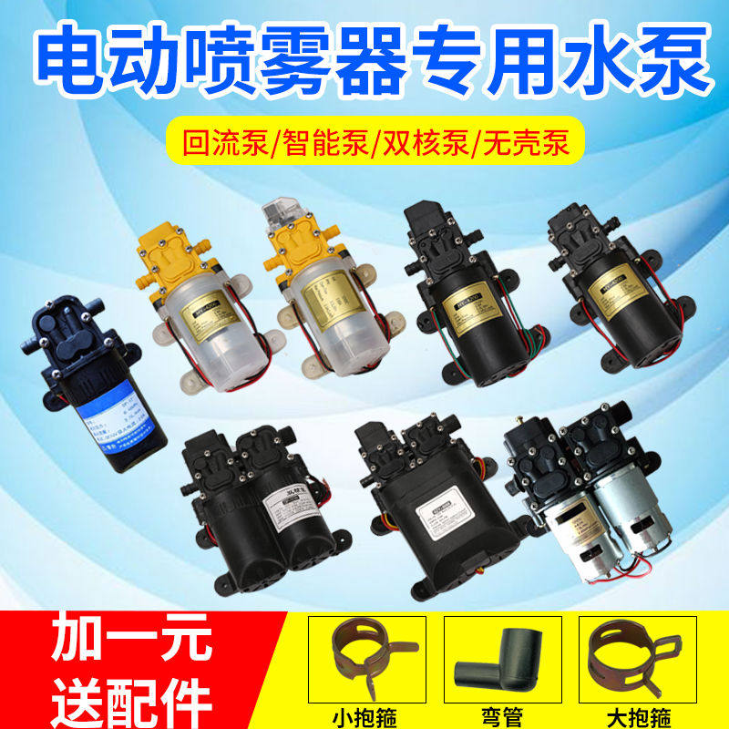 喷雾器电动农用手提式打药机弥雾机洗车机抽水机高压隔膜泵机器