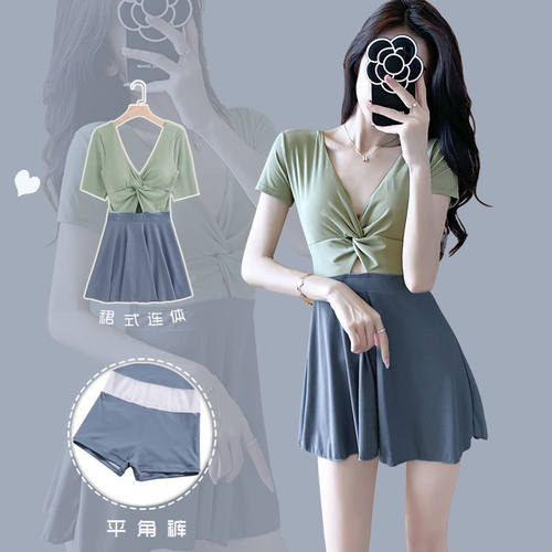 显瘦女连体显瘦泳衣遮肉