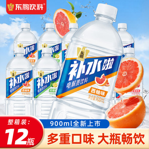 东鹏补水啦电解质饮料900ml*12瓶