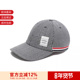 Thom F0338 羊毛三色条纹棒球帽鸭舌帽MHC328F Browne 男士