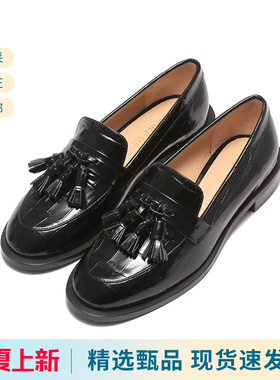 Stuart Weitzman 女士流苏装饰单鞋乐福鞋送女友 SUTTON LOAFER