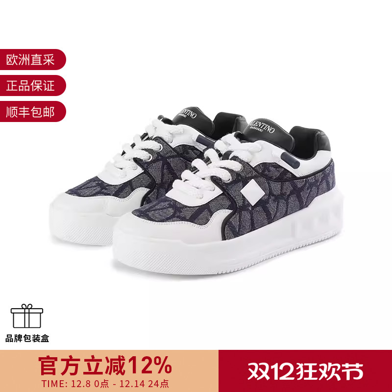 VALENTINO男士厚底运动鞋板鞋