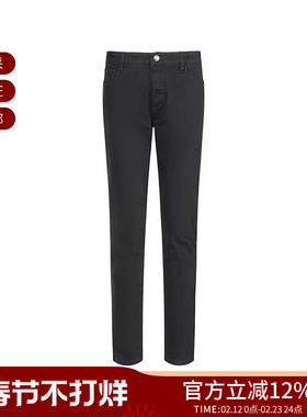 AX阿玛尼 女士棉质小AX刺绣紧身牛仔裤长裤 8NYJ01 Y3TAZ