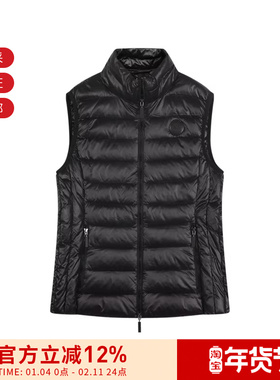 AX阿玛尼 女士可收纳轻薄款鸭绒羽绒立领拉链马甲 8NYQ01 YNM4Z