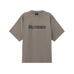 短袖 Balenciaga巴黎世家情人节 宽松中长款 TNVL1 中性款 T恤651795