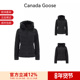 CANADA 2332WB 连帽收腰羽绒服夹克上衣外套 GOOSE 女士黑标薄款