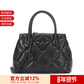 EA阿玛尼女士女包鹰标图案绗缝手提单肩斜挎包蓬蓬包Y3D269 YWJ8I