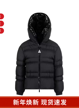 Moncler盟可睐 女士短款连帽拉链鹅绒羽绒服 1A00024 596IU