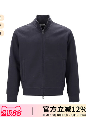 EA7阿玛尼男士拉链卫衣开衫运动衫上衣外套 EM004534 AF13700