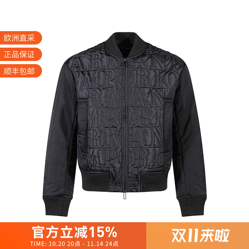 阿玛尼男士棉服夹棉夹克外套