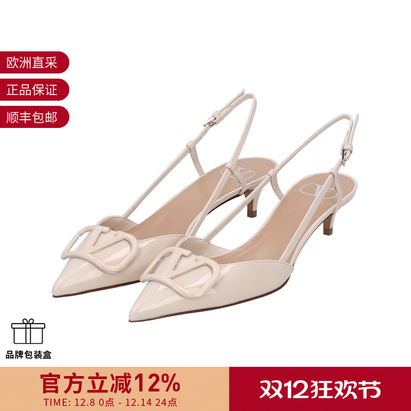 华伦天奴女士尖头高跟鞋凉鞋