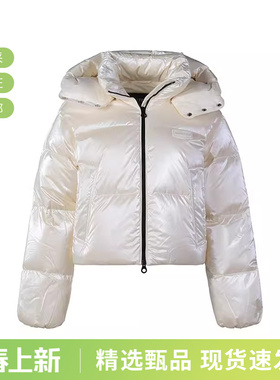 【甄品精选】DUVETICA女士短款连帽羽绒服外套222 VDDJ02026K0001