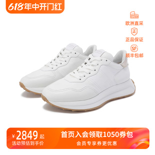 HXW6410EV80QT6 系带厚底运动鞋 情人节女士H641系列复古时尚 Hogan