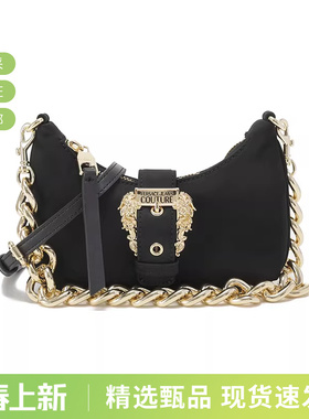 VCJ范思哲 女士简约粗链条迷你单肩斜挎包月牙包 75VA4BFR ZS809