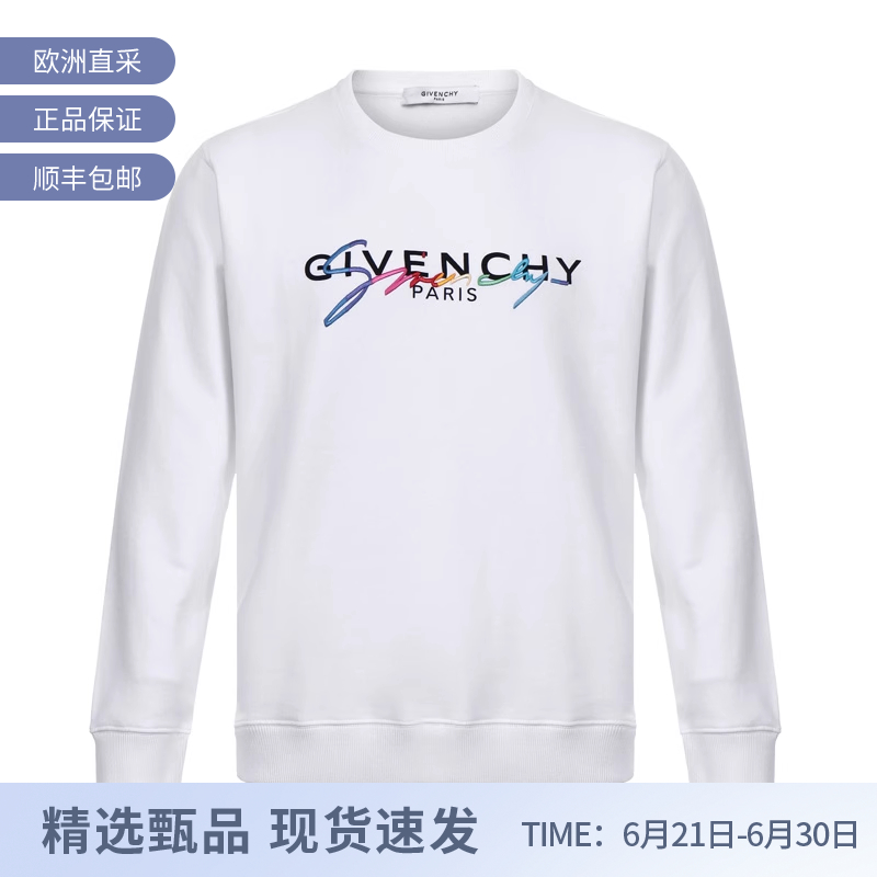 Givenchy纪梵希 男士棉质圆领长袖卫衣运动衫 BMJ03C30AF