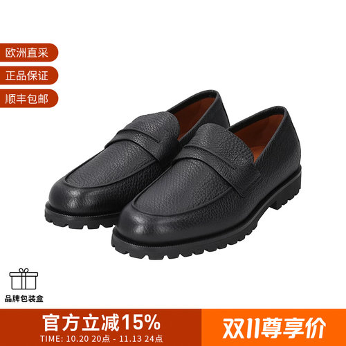 ZEGNA杰尼亚 男士Mocassin Pioggia乐福鞋皮鞋单鞋 LHOMA A8275Z