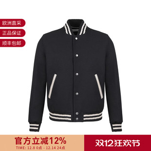 男女同款 YSL圣罗兰 夹克上衣棒球服外套625918 甄品精选 Y180W