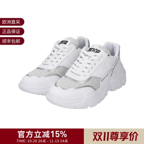 VJC范思哲 女士厚底系带运动休闲鞋跟高6cm 78VA3SC4 ZPB07