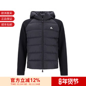 鹅绒连帽拉链拼接外套8G00025 Moncler男士 衬垫半羽绒开衫 899IG