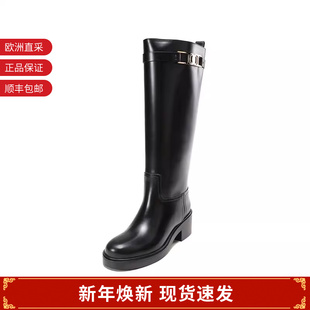 Ferragamo菲拉格慕 0750681 女士靴子高筒靴长靴及膝靴皮靴