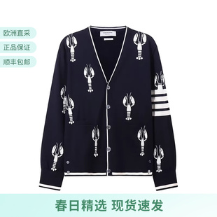 MKC415A Thom Y1014 针织开衫 V领羊毛衫 Browne男士 薄款
